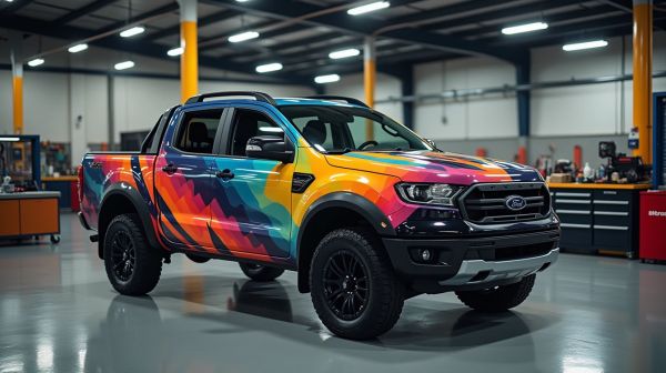 Flocage pour camionnette : comment transformer votre véhicule en outil de marketing